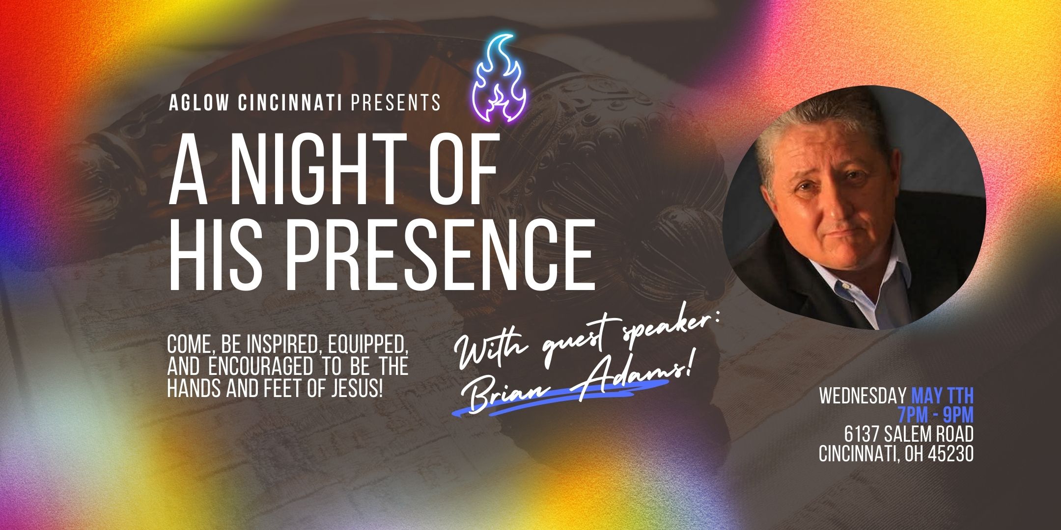 Black and Purple Gradient Facebook Event Cover